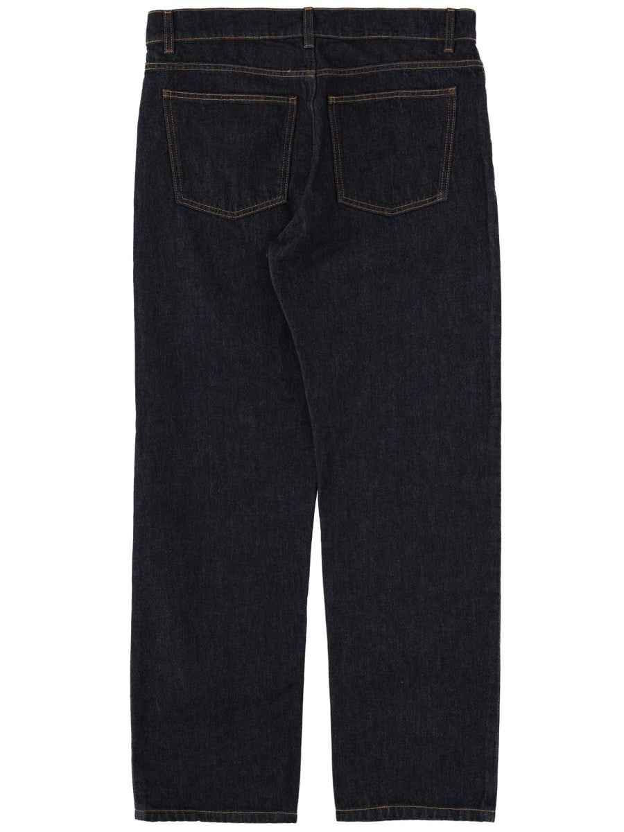 Moschino Men's Jeans in Denim Blue, view 3