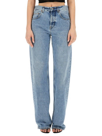Saint Laurent Women's Jeans in Denim Blue