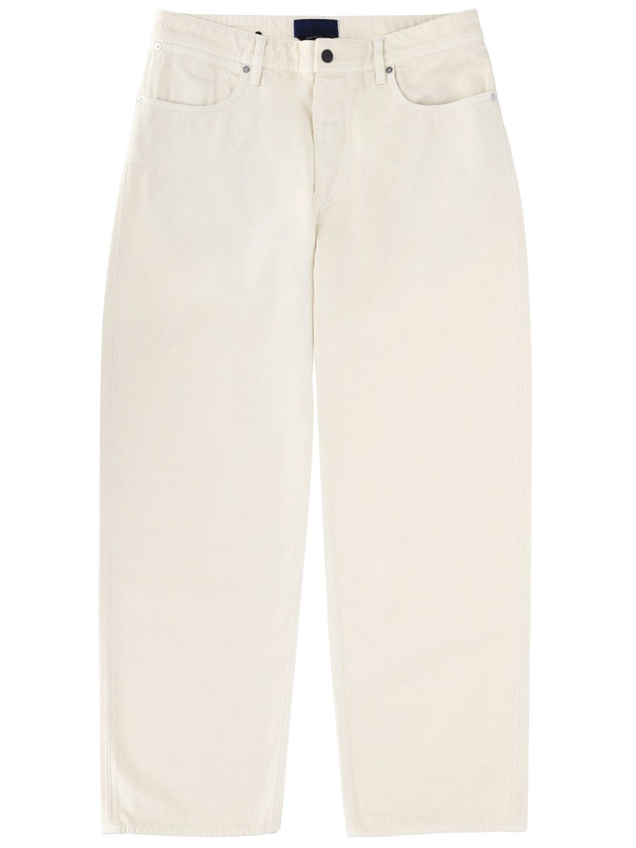 Stone Island Men's Jeans in Denim White