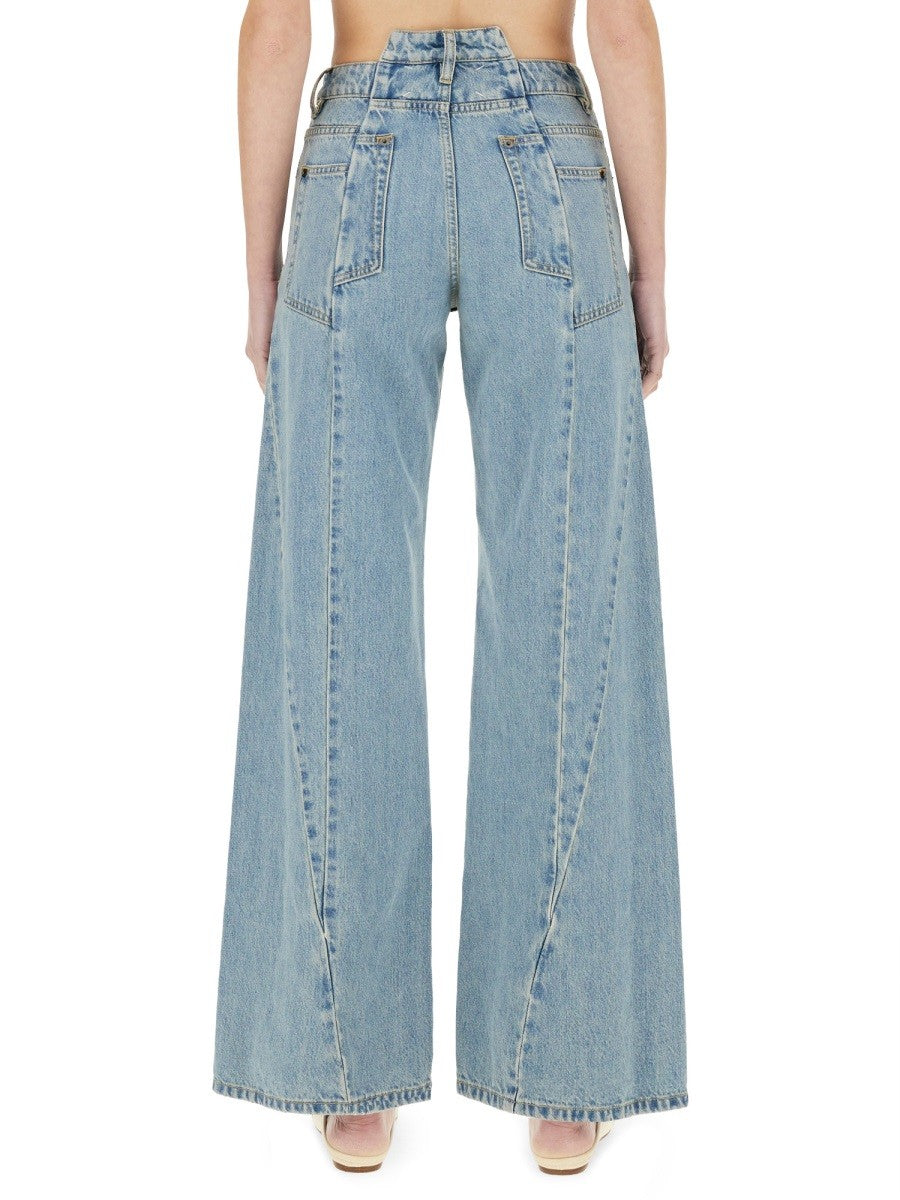 Maison Margiela Women's Jeans in Denim Blue