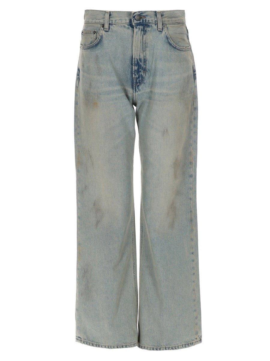Haikure Women's Jeans Korea Blue