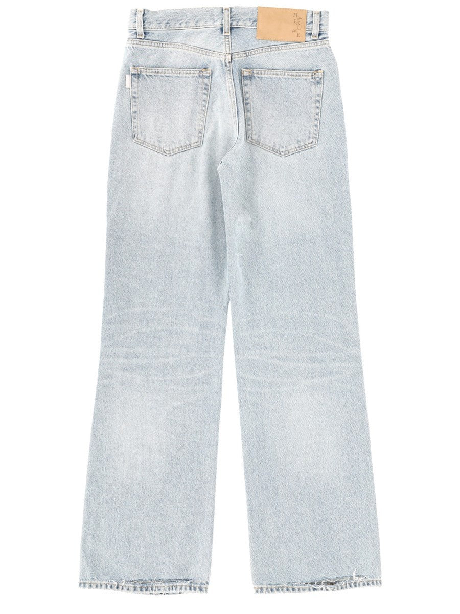 Haikure Women's Jeans Korea Blue
