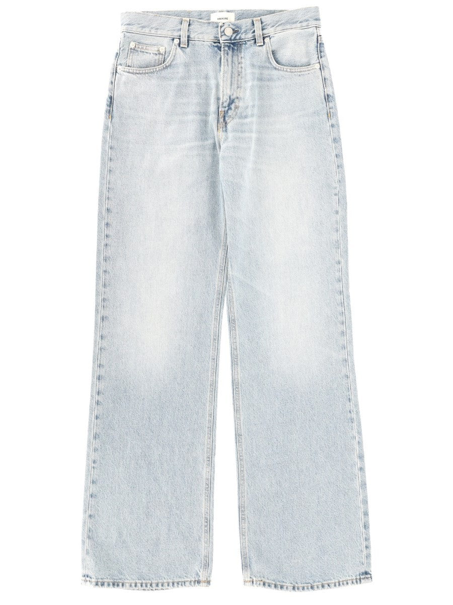 Haikure Women's Jeans Korea Blue