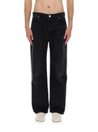 Ami Paris Men's Jeans Large Fit Black, view 6