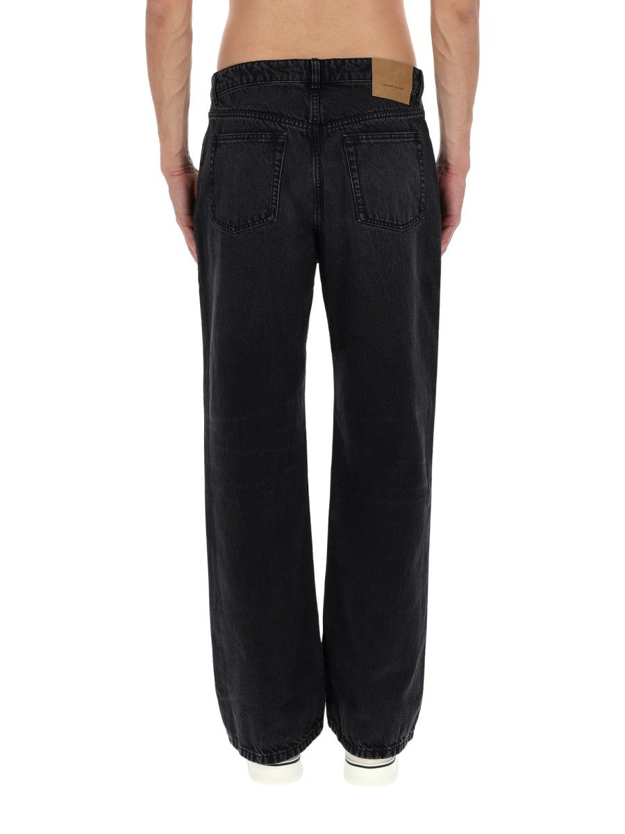 Ami Paris Men's Jeans Large Fit Black