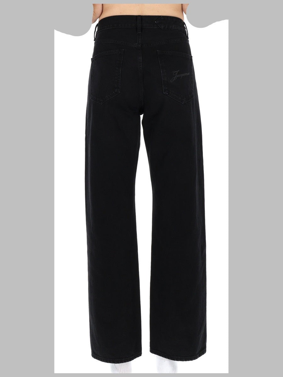 JACQUEMUS Men's Jeans LE DE Nimes Droit Black