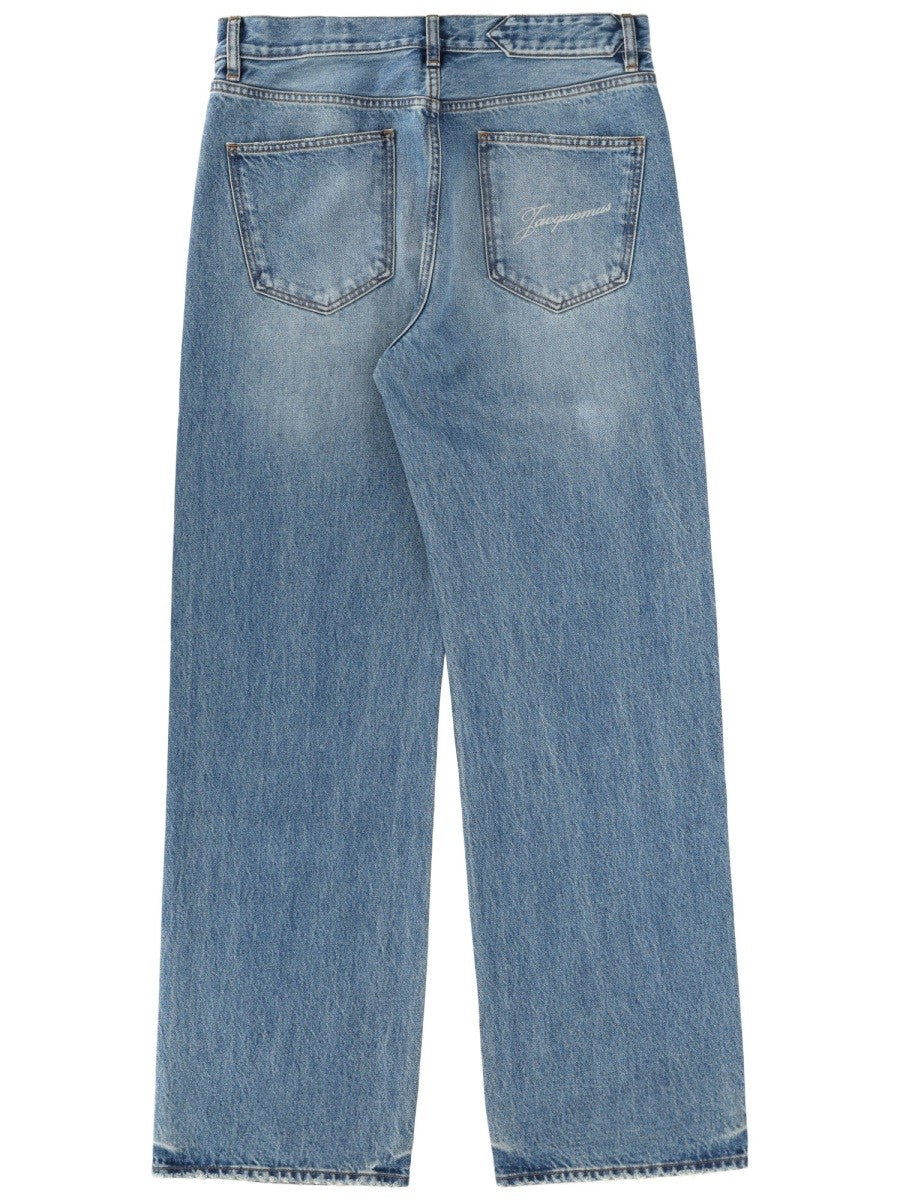 JACQUEMUS Men's Jeans LE DE Nimes Droit Blue