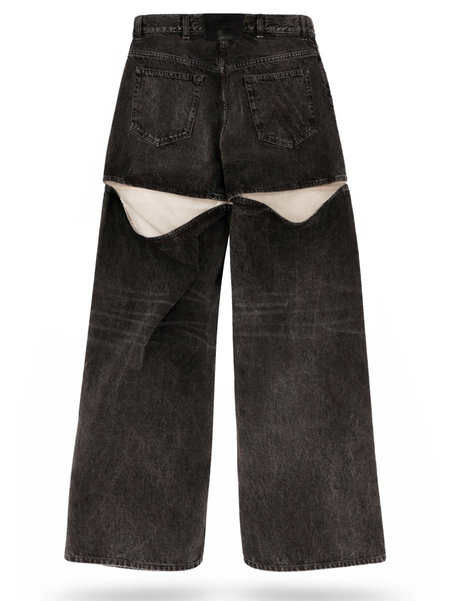 The Attico Women's Jeans Long Black