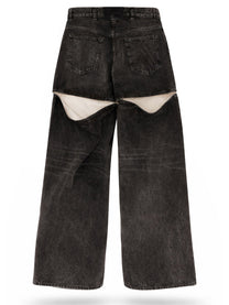 The Attico Women's Jeans Long Black