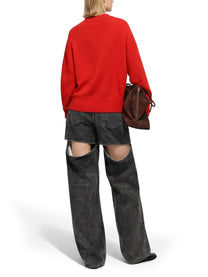 The Attico Women's Jeans Long Black