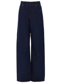 Fendi Women's Jeans Lunghi in Denim Blue