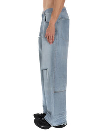 Balenciaga Men's Jeans Minimal Blue