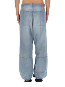 Balenciaga Men's Jeans Minimal Blue