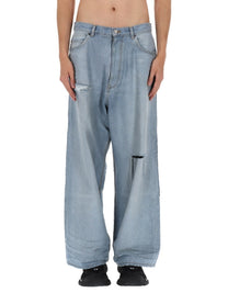 Balenciaga Men's Jeans Minimal Blue