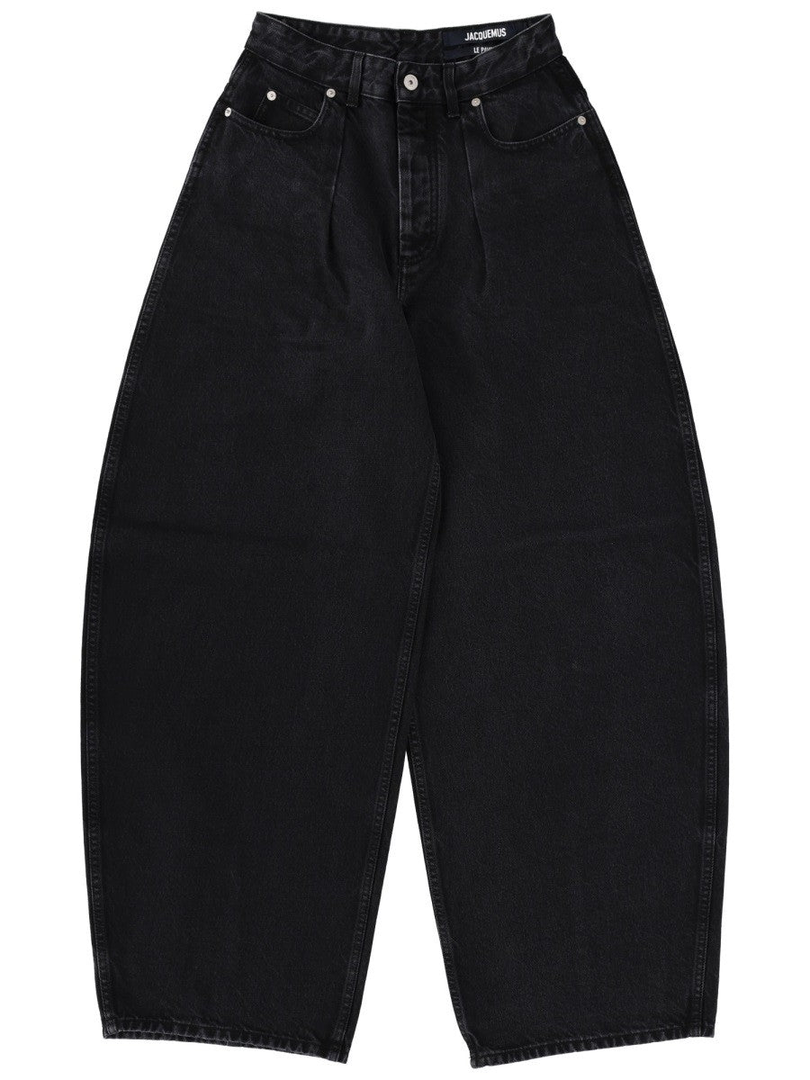 JACQUEMUS Women's Jeans Ovalo Black