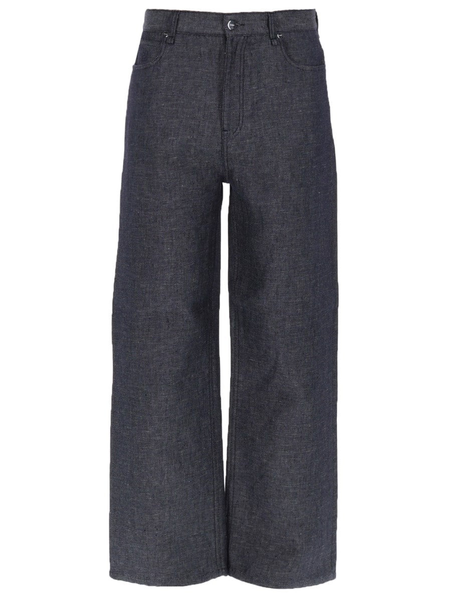 Fendi Men's Jeans Relaxed Fit Blue