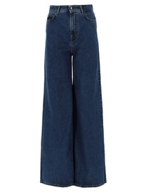 Max Mara Women's Jeans Sarong Dritto Blue