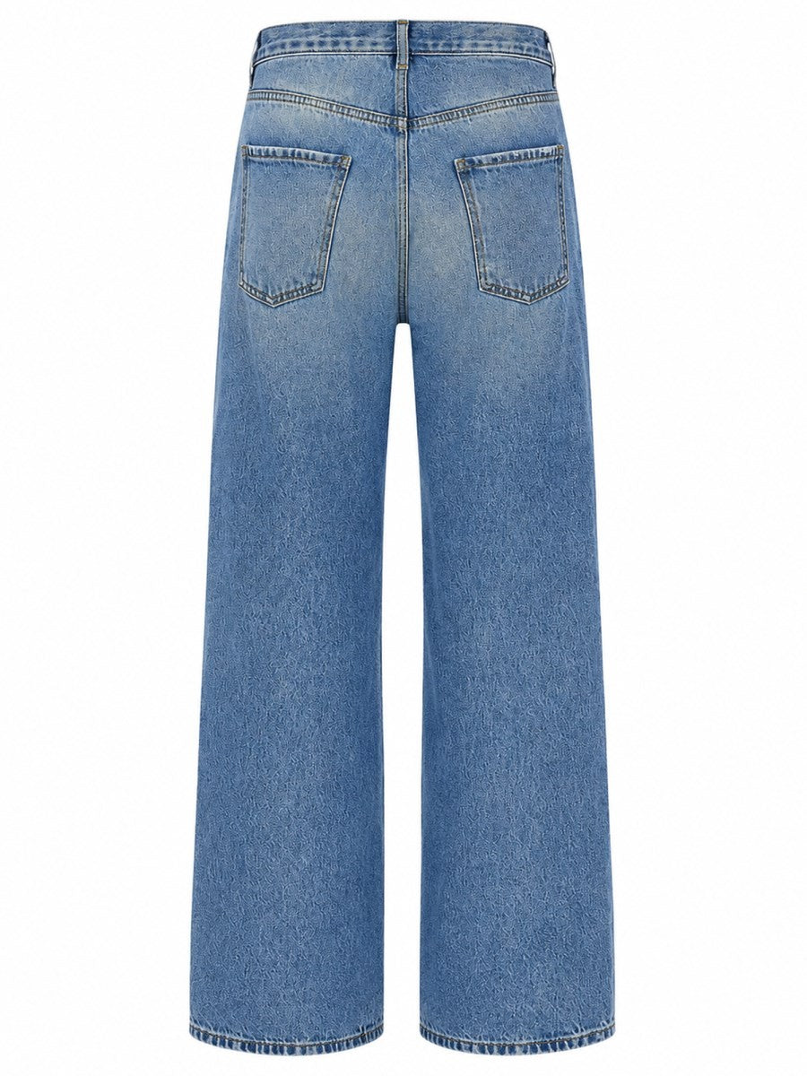 Maison Margiela Women's Jeans Straight Fit Blue