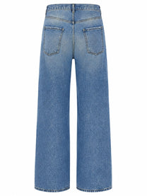 Maison Margiela Women's Jeans Straight Fit Blue