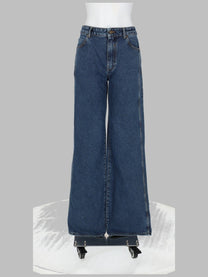 Balmain Women's Jeans Straight Leg Blue