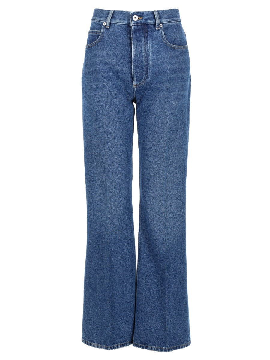 Bottega Veneta Women's Jeans Svasato Lavaggio Medio Blue