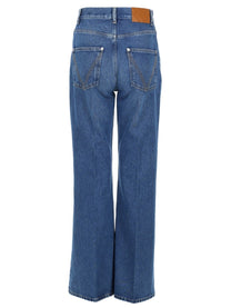 Bottega Veneta Women's Jeans Svasato Lavaggio Medio Blue