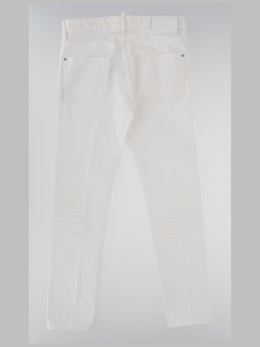 Dsquared2 Men's Jeans Teddy White