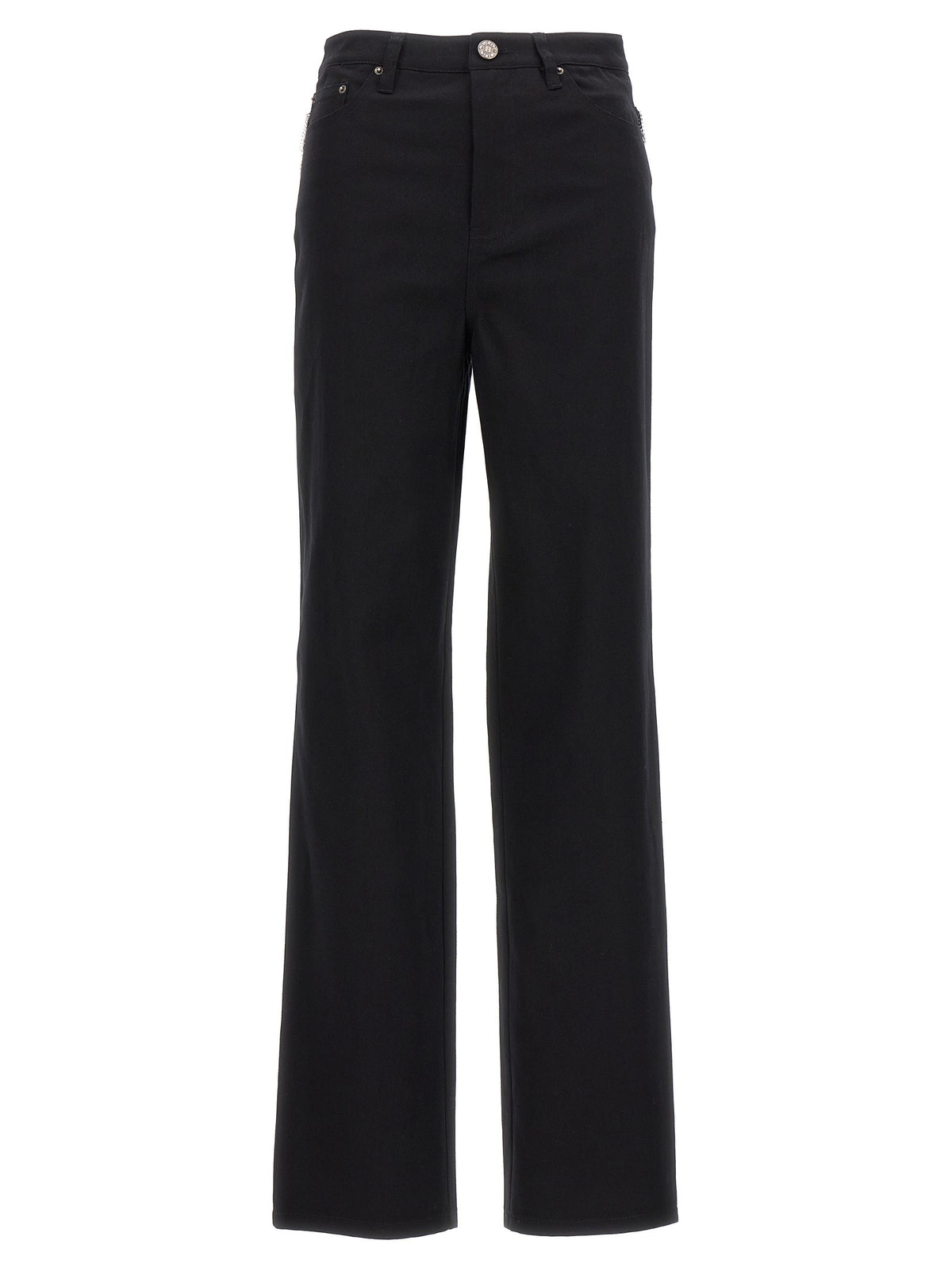 ROTATE Birger Christensen Jeans Twill High Rise Black