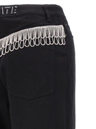 ROTATE Birger Christensen Jeans Twill High Rise Black, view 4
