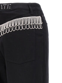 ROTATE Birger Christensen Jeans Twill High Rise Black, view 4
