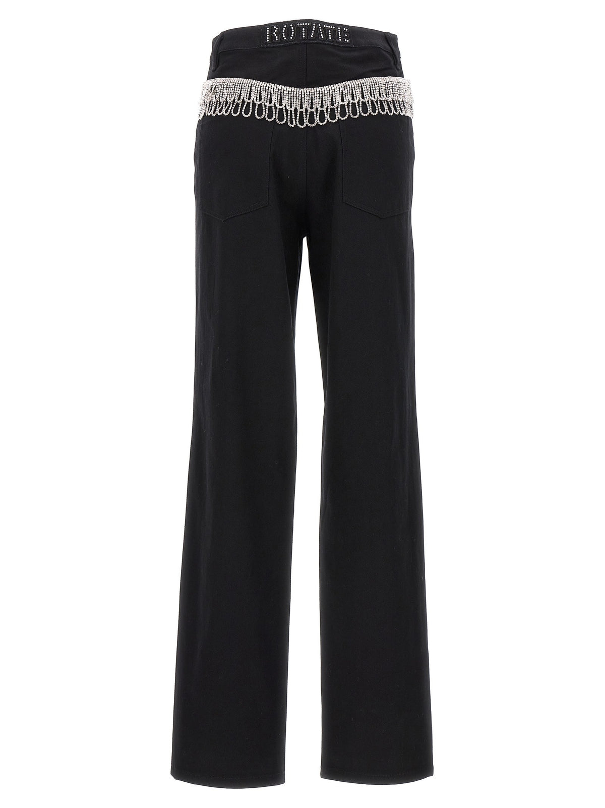 ROTATE Birger Christensen Jeans Twill High Rise Black, view 2