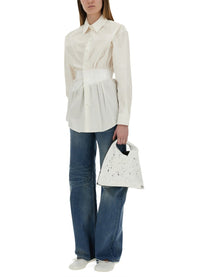 MM6 Maison Margiela Women's Jeans Twist Blue