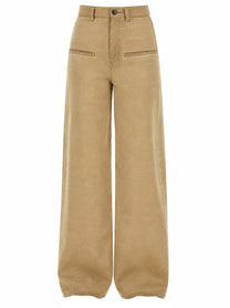 Uma Wang Women's Jeans Wde Leg Beige