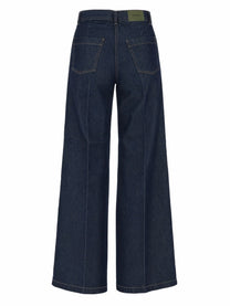 ASPESI Women's Jeans Wide Leg Blue