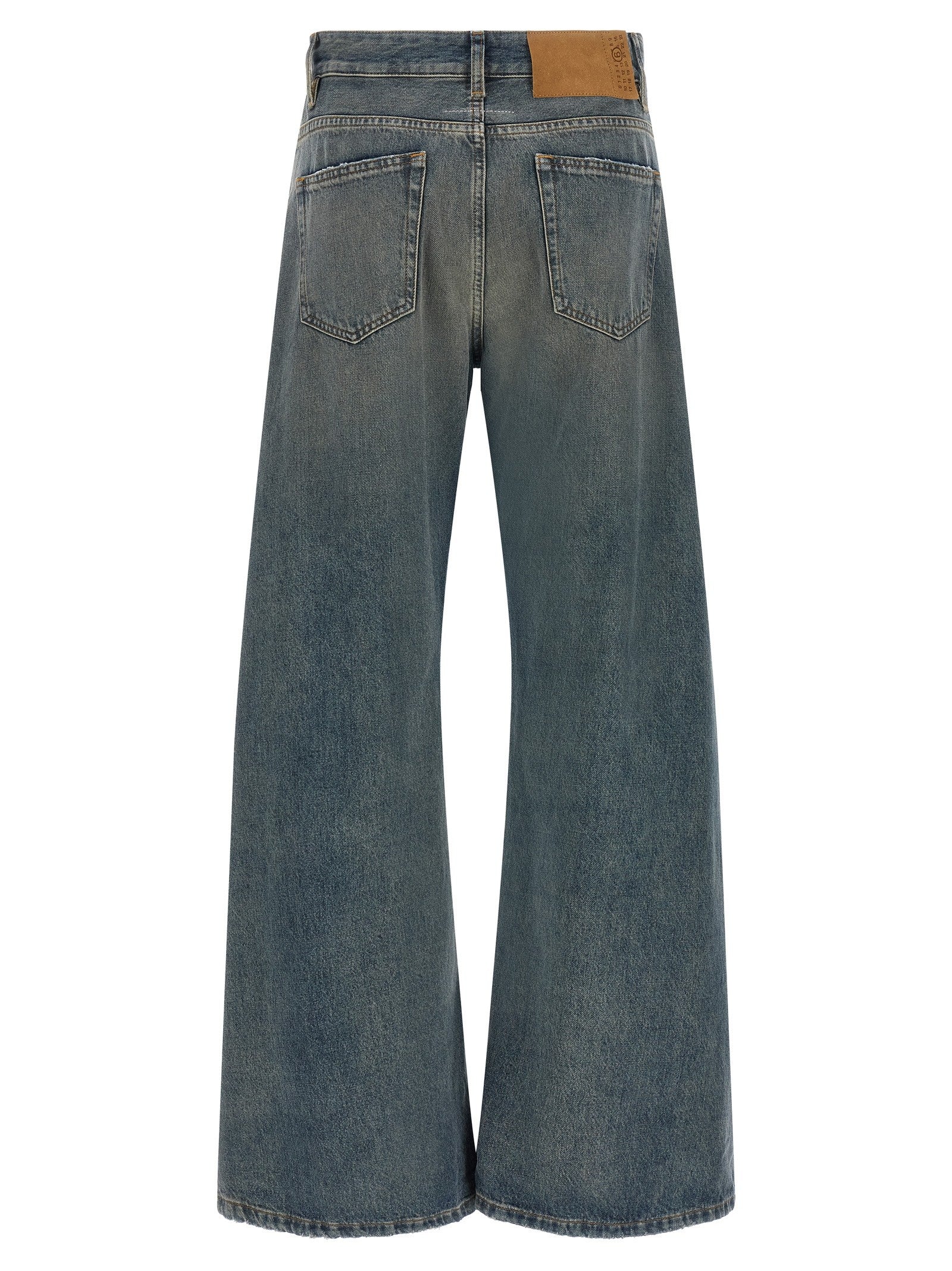 MM6 Maison Margiela Jeans Wide Leg Blue