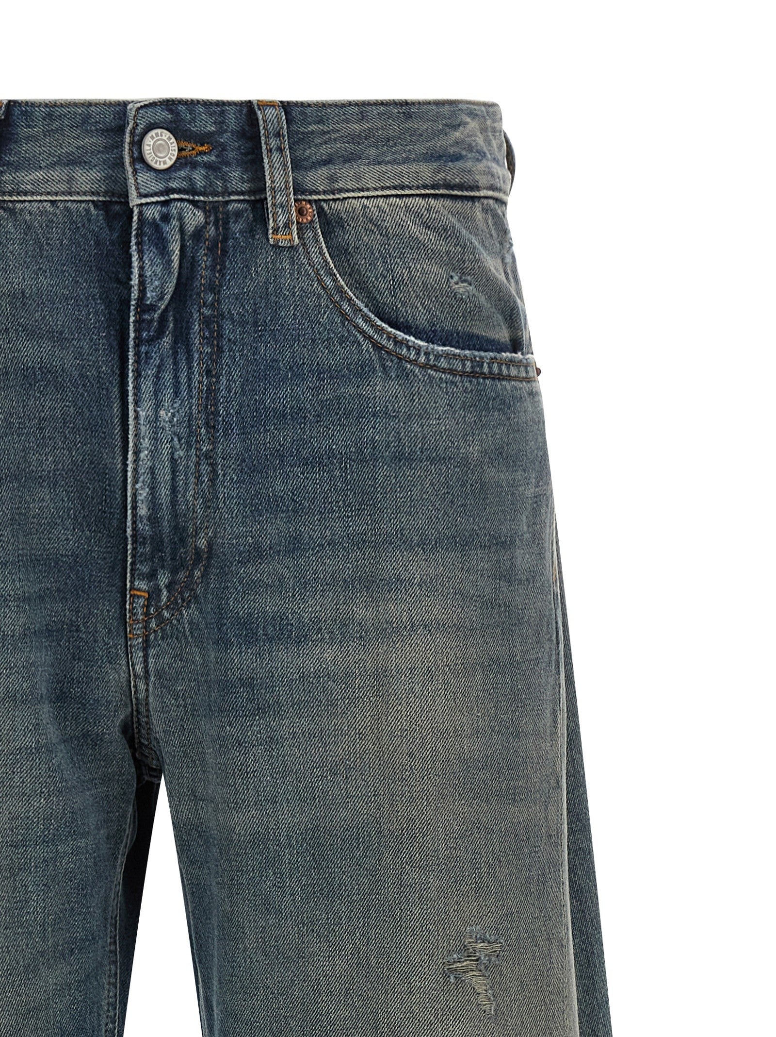 MM6 Maison Margiela Jeans Wide Leg Blue