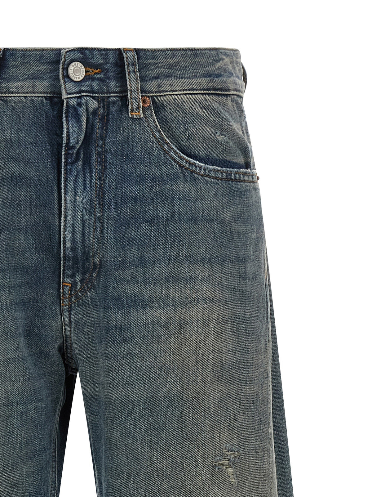 MM6 Maison Margiela Jeans Wide Leg Blue, view 3