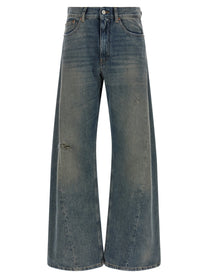 MM6 Maison Margiela Jeans Wide Leg Blue
