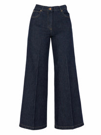 ASPESI Women's Jeans Wide Leg Blue