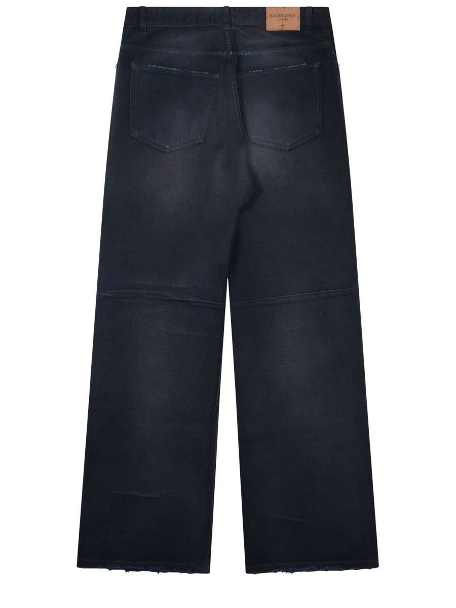 Balenciaga Men's Jeans Blue