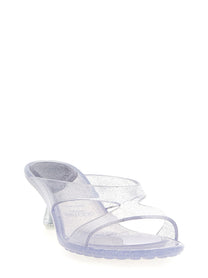 Jimmy Choo Jelly Drop Sandals Silver