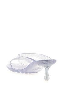 Jimmy Choo Jelly Drop Sandals Silver