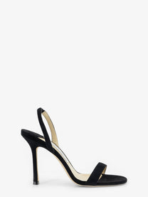 Jimmy Choo Women's Jenn Suede Sandals Black