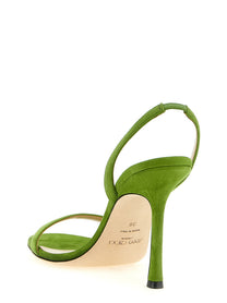 Jimmy Choo Jenn Sandals Green