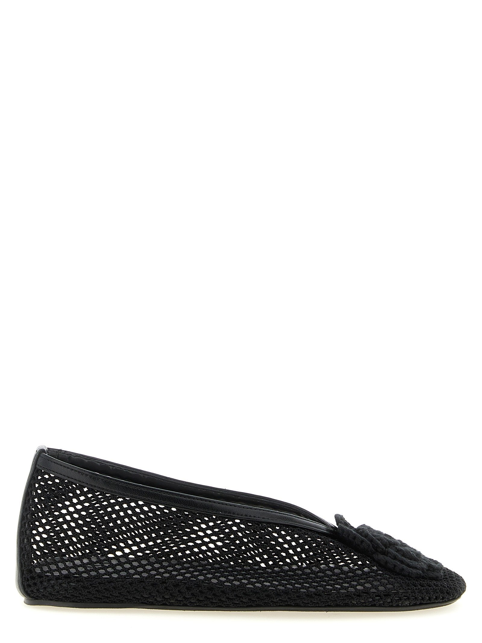 Ganni Jenny Ballet Flats Black