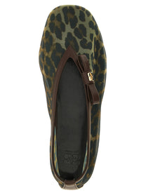 Ganni Jenny Ballet Flats Brown