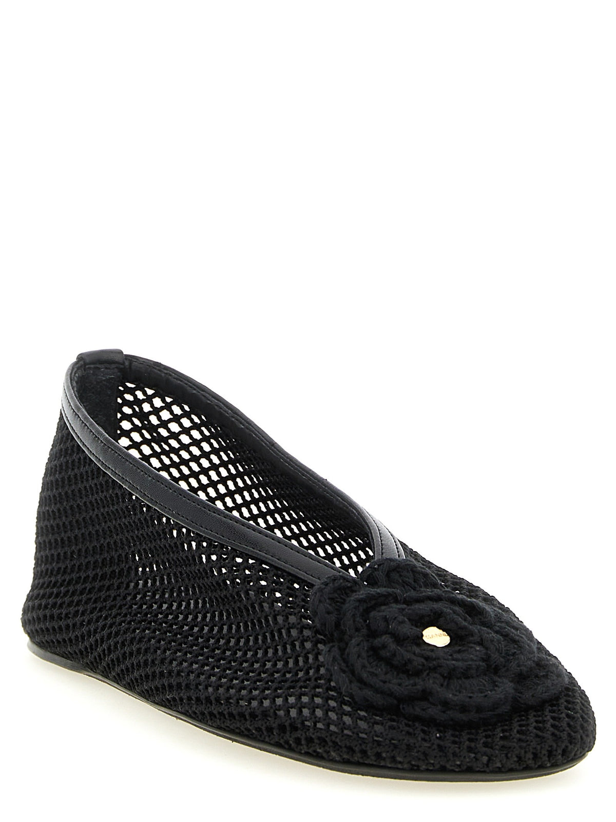 Ganni Jenny Ballet Flats Black, view 2