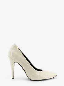 JUDE Women's Jerry Leather Décolleté White