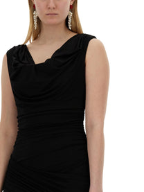 Magda Butrym Women's Jersey Dress Black Magda Butrym