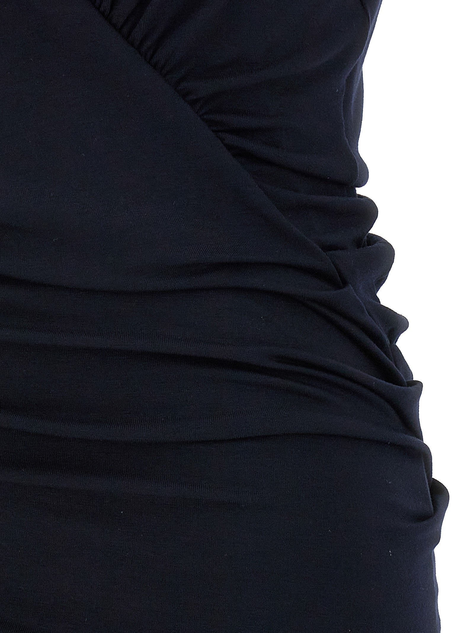 Saint Laurent Jersey Dress Blue